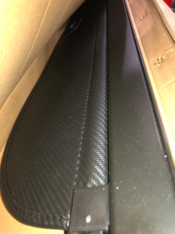 Photo 2 of HANSTRONG Gear Retractable Rear Trunk Security Cover Shielding Shade Black Carbon Fiber Texture Fit for Toyota Corolla Cross 2022 2023 CF