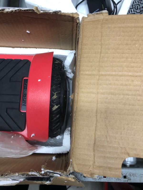 Photo 5 of (PARTS ONLY)Jetson All Terrain Light Up Self Balancing Hoverboard with Anti-Slip Grip Pads, for riders up to 220lbs Red