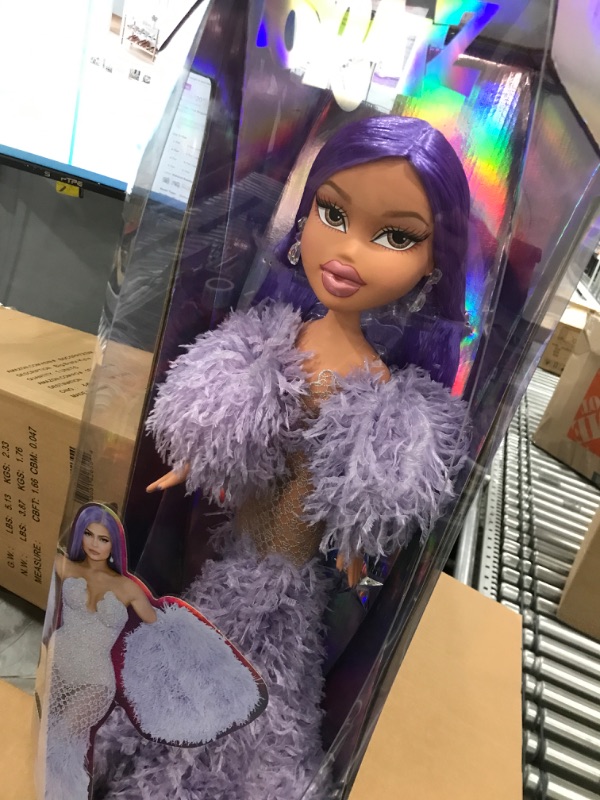 Photo 2 of Bratz x Kylie Jenner 24-Inch Large-Scale Fashion Doll with Gown, 2 Feet Tall, Amazon Exclusive