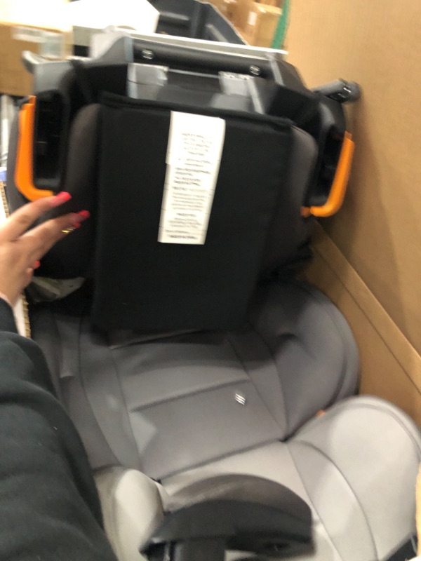 Photo 2 of Chicco KidFit ClearTex Plus 2-in-1 Belt-Positioning Booster Car Seat, Backless and High Back Booster Seat, for Children Aged 4 Years and up and 40-100 lbs. | Drift/Grey KidFit Plus with ClearTex® No Chemicals Drift/Grey