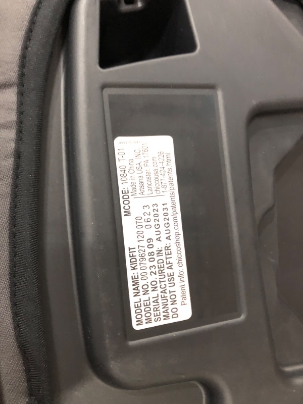 Photo 3 of Chicco KidFit ClearTex Plus 2-in-1 Belt-Positioning Booster Car Seat, Backless and High Back Booster Seat, for Children Aged 4 Years and up and 40-100 lbs. | Drift/Grey KidFit Plus with ClearTex® No Chemicals Drift/Grey