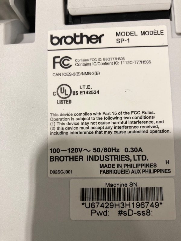 Photo 3 of Brother Sublimation Printer