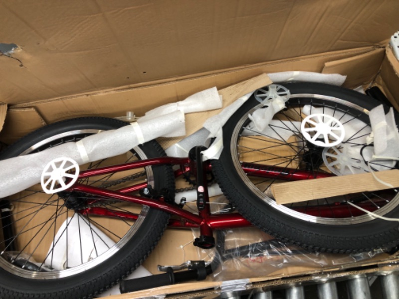 Photo 2 of **SEE NOTES/FOR PARTS**
Hiland 20 inch Freestyle Kids BMX Bike,Beginner-Level to Advanced Riders with 360 Degree Gyro & 4 Pegs, Kids' Bicycles for Boys,Girls,Youth Multiple Colors Red