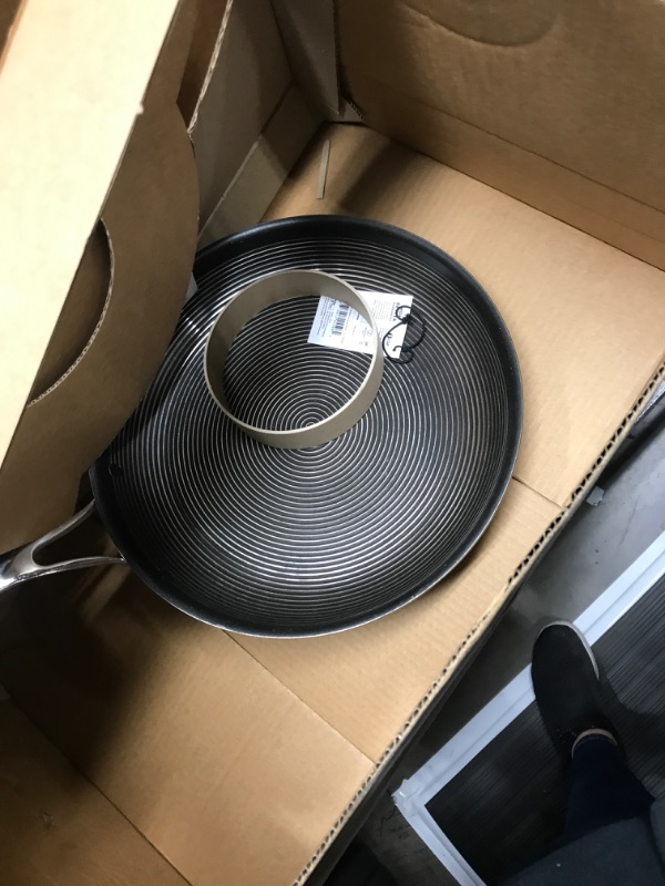 Photo 1 of (READ FULL POST) Circulon Clad Stainless Steel Frying Pan/Skillet with Hybrid SteelShield and Nonstick Technology, 12.5 Inch - Silver Frying Pan (12.5")