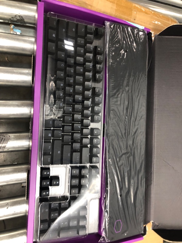 Photo 1 of Cooler Master CK550 V2 Gaming Mechanical Keyboard Red Switch with RGB Backlighting, On-the-Fly Controls, and Hybrid Key Rollover