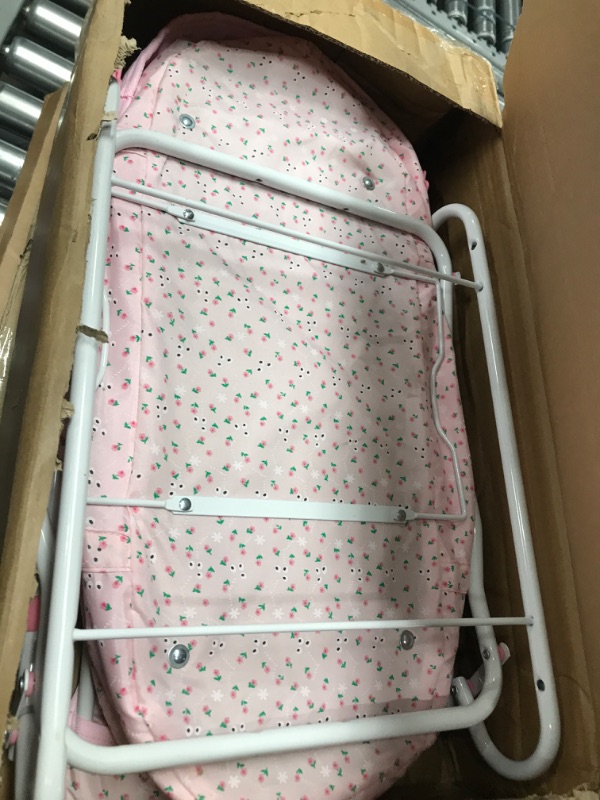 Photo 2 of Badger Basket Just Like Mommy 3-in-1 Toy Doll Pram Stroller and Carrier for 18-22 inch Dolls - Pink/Rosebud Pink Rosebud