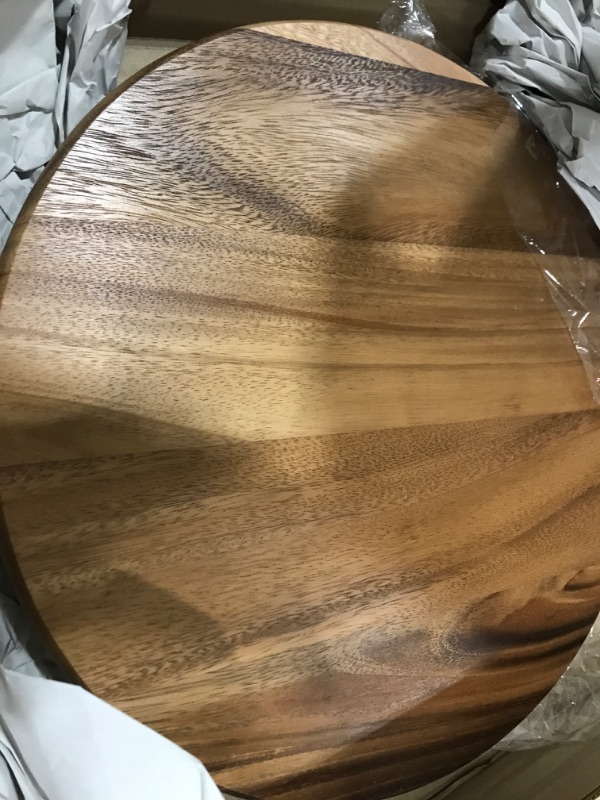 Photo 2 of Lipper International Acacia Wood 16" Lazy Susan Kitchen Turntable & Acacia Wood 18-Inch Lazy Susan Kitchen Turntable