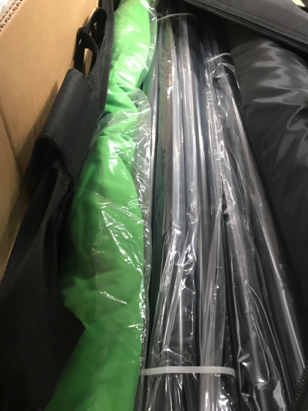 Photo 1 of GSKAIWEN 7.87ft x 13.12ft Portable Large Chromakey Green Screen Backdrop with Stand Photography Background Support System for Photo Studio Video Shooting, Live Streaming, Parties, Keying, Stage