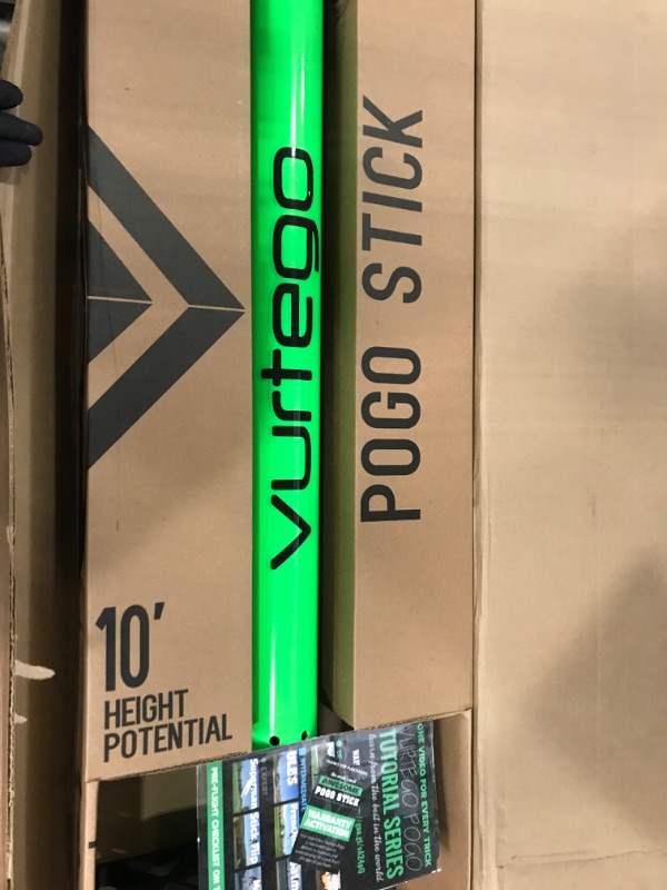 Photo 2 of Vurtego V4 Pro - Air-Powered Adult Pogo Stick with Adjustable Spring, Capable of Jumping 10 Feet High, 75 lbs and Up, Various Sizes Medium