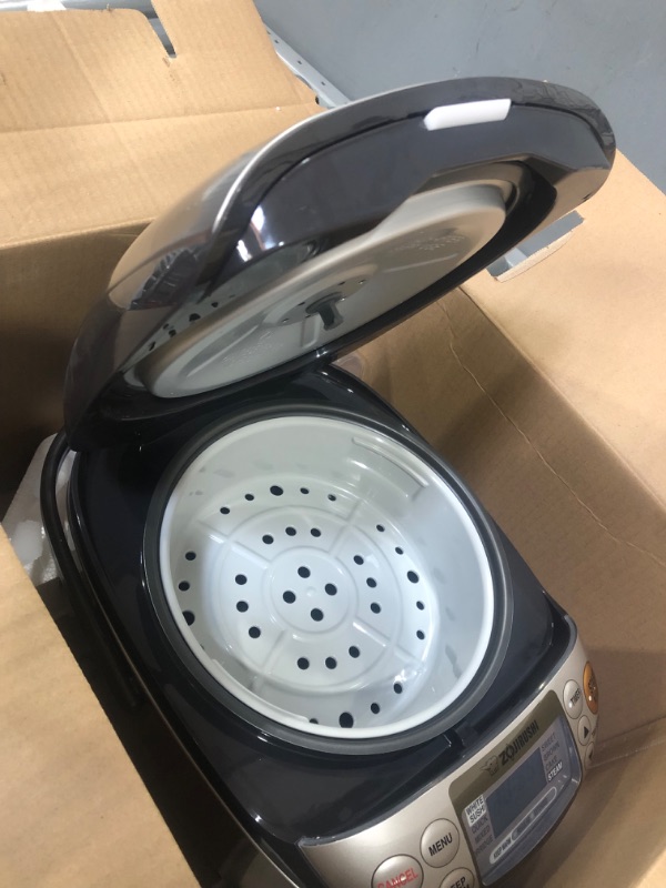 Photo 6 of Zojirushi NS-TSC10 5-1/2-Cup (Uncooked) Micom Rice Cooker and Warmer, 1.0-Liter 5.5 cups Rice Cooker