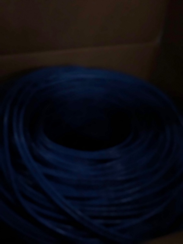 Photo 2 of Rapink Cat6 Ethernet Cable 1000ft, Cat6 ethernet Cable 23AWG Solid Bare Copper 10G Support, UTP cat6 Cable 550MHZ, cat 6 Cable 1000ft POE Support Blue