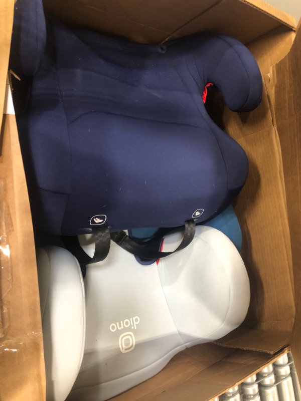 Photo 2 of Diono Cambria 2 XL 2022, Dual Latch Connectors, 2-in-1 Belt Positioning Booster Seat, High-Back to Backless Booster with Space and Room to Grow, 8 Years 1 Booster Seat, Blue NEW! Blue