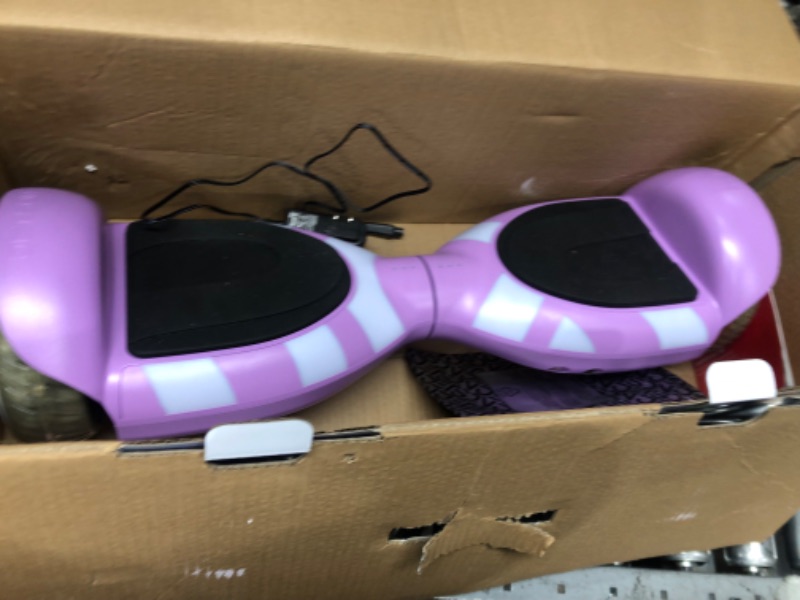 Photo 3 of (PARTS ONLY)Jetson All Terrain Light Up Self Balancing Hoverboard with Anti-Slip Grip Pads, for riders up to 220lbs Purple