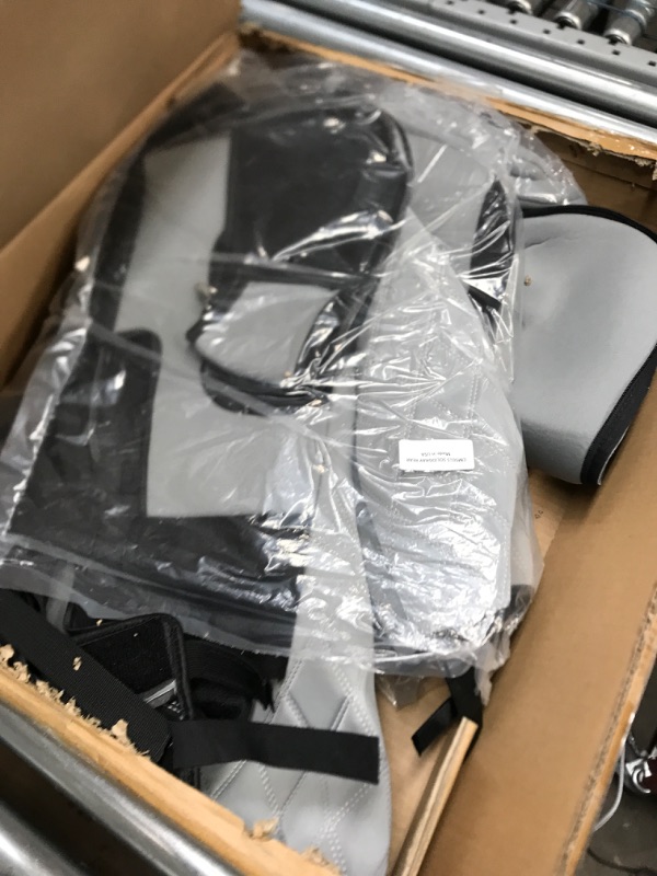 Photo 2 of ***USED ONE OF THE ZIPPERS IS BROKEN***
FH Group Custom Fit Seat Covers for Tesla Model Y Neoprene Water Resistant Automotive Full Set Solid Gray