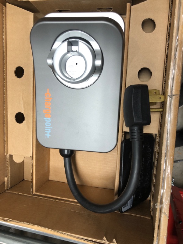 Photo 3 of ChargePoint Home Flex Electric Vehicle (EV) Charger, 16 to 50 Amp, 240V, Level 2 WiFi Enabled EVSE, UL Listed, ENERGY STAR, NEMA 14-50 Plug or Hardwired, Indoor / Outdoor, 23-foot cable , Black