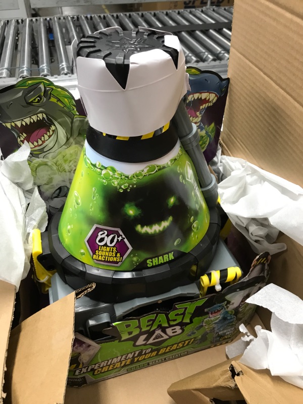 Photo 2 of Beast Lab – Shark Beast Creator. Add Ingredients & Follow The Experiment's Steps to Create Your Beast! with Real Bio Mist & 80+ Lights, Sounds and Reactions – Shark Style May Vary Sharks