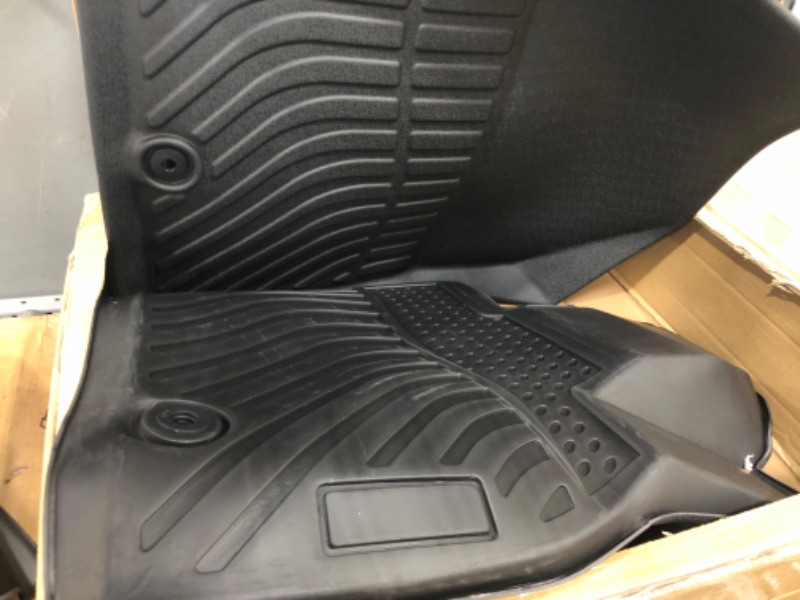 Photo 3 of COTAZA for 2020-2023 Kia Telluride Floor Mats & Cargo Liner, for 2020 2021 2022 2023 Kia Telluride Floor Mats All Weather Protection, 3 Row & Cargo Liner