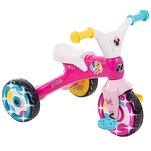 Photo 2 of Disney's Minnie Mouse Girls Electro-Light Trike by Huffy, Pink
