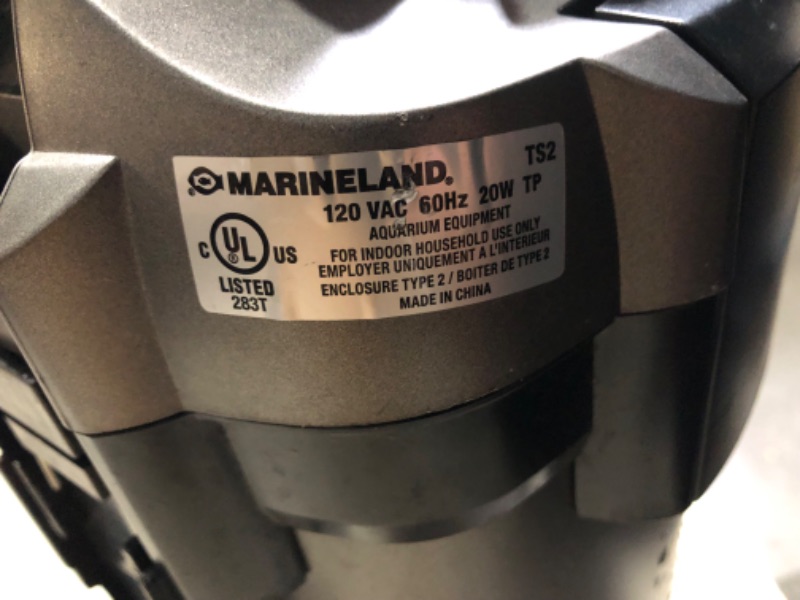 Photo 5 of **PARTS ONLY DOES NOT FUNCTION**
Marineland Magniflow Canister Filter For aquariums, Easy Maintenance,Black