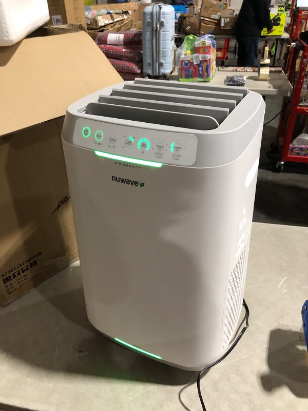 Photo 6 of ***USED - POWERS ON - UNABLE TO TEST FURTHER***
Nuwave OxyPure ZERO Smart Air Purifier, Large Area up to 2,002 Sq Ft, Dual 4-Stage Air Filtration, Adjustable