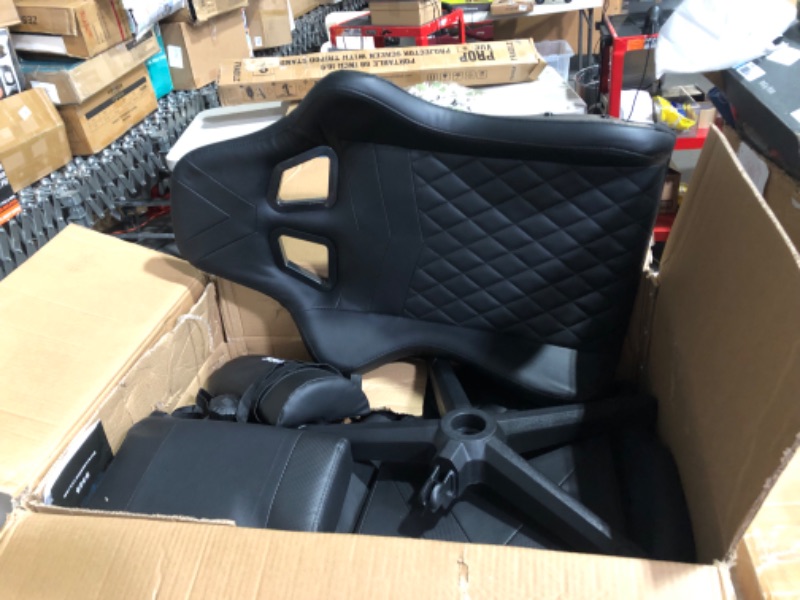 Photo 1 of ***USED - LIKELY MISSING PARTS***
Darkecho Gaming Chair Office Chair with Footrest Massage Racing Computer Ergonomic Chair Leather Reclining Desk Chair