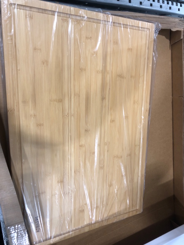 Photo 2 of Extra Large Cutting Boards for Kitchen, 30 x 20 Bamboo Wood Cutting Board, Wooden Stove Top Cover Noodle Board, Charcuterie Board for BBQ, Turkey Carving Board, Over the Sink Cutting Board ?XXXL? 