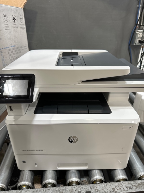 Photo 2 of HP LaserJet Pro MFP 4101fdw Wireless Black & White Printer with Fax