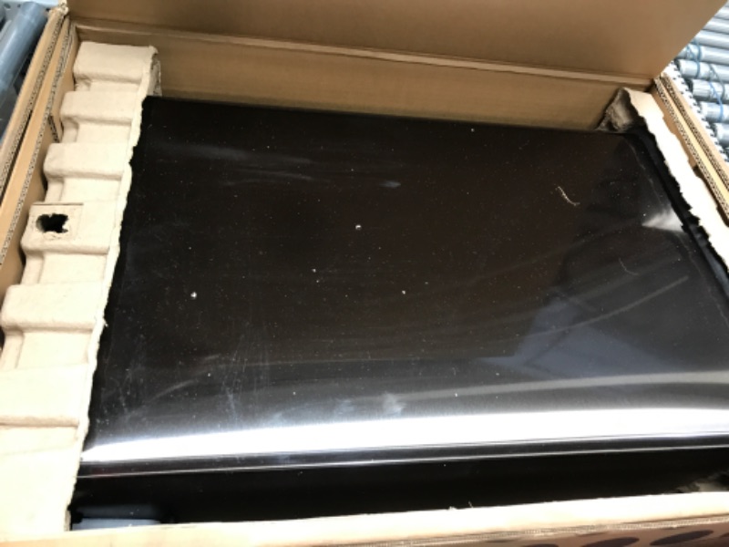 Photo 1 of Home Zone Living 12 Gallon Slim Kitchen Trash Can, Stainless Steel, Step Pedal, 45 Liter 12 Gallon Slim Black