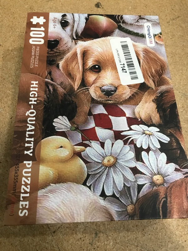 Photo 1 of 100 Piece Puzzle Dogs