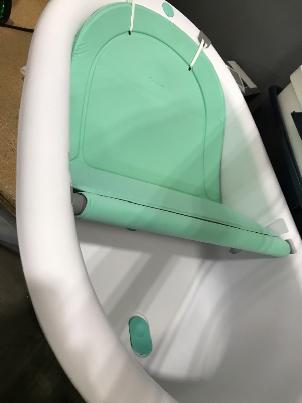 Photo 2 of 4-in-1 Grow-with-Me Bath Tub by Frida Baby Transforms Infant Bathtub to Toddler Bath Seat with Backrest for Assisted Sitting in Tub