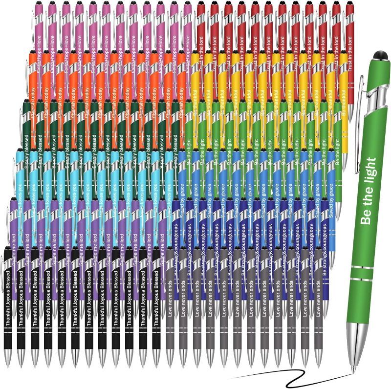 Photo 1 of * 130 count * 
Seajan Christian Ballpoint Pens Gifts Bulk Bible Verse Christmas Inspirational Scripture Quotes Pen 