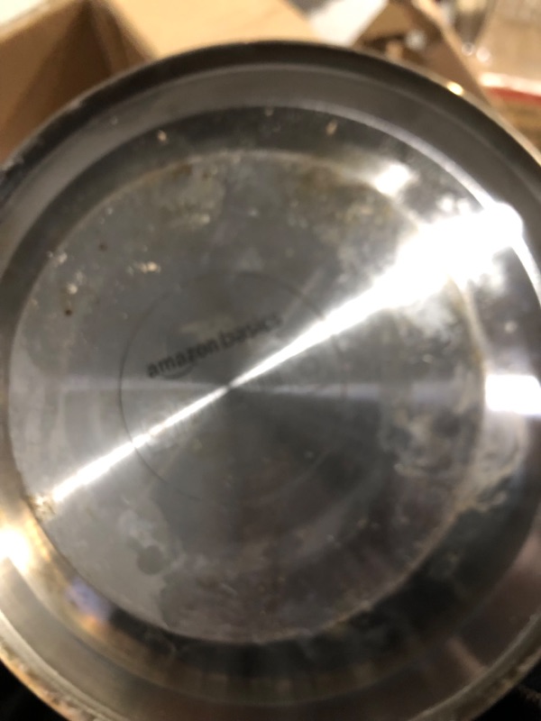 Photo 4 of **MINOR DAMAGE PREV USED**
Amazon Basics Stainless Steel Tea Kettle, 2.4-Quart, Teal