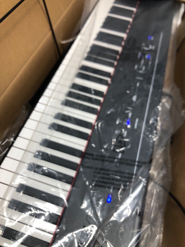 Photo 2 of Alesis Recital – 88 Key Digital Piano Keyboard with Semi Weighted Keys, 2x20W Speakers, 5 Voices, Split, Layer and Lesson Mode, FX and Piano Lessons Recital Piano Only