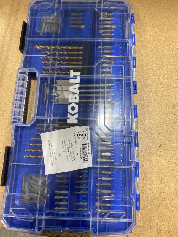 Photo 2 of **SEE NOTES**
Kobalt Screwdriver Bit Set (120-Piece)
