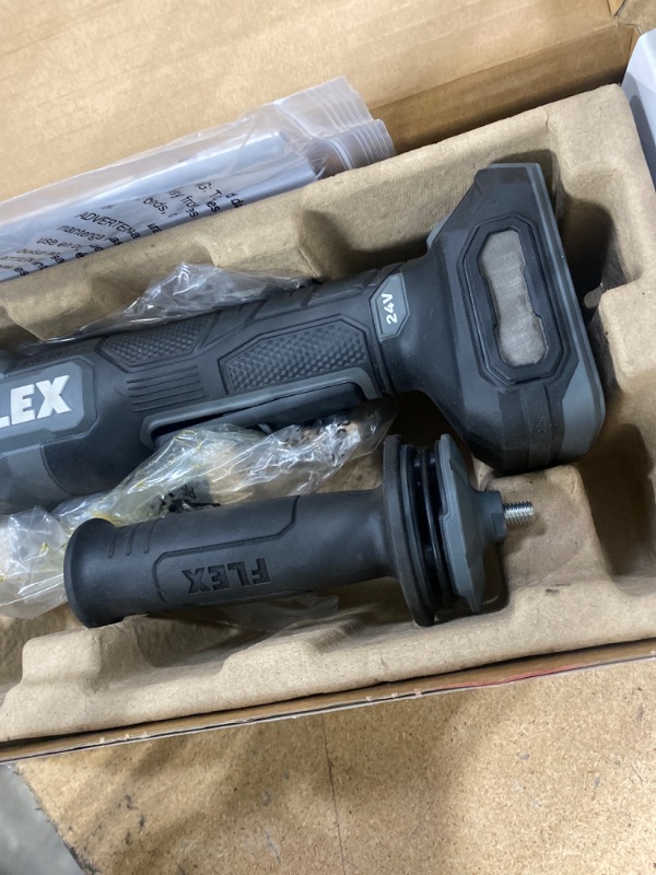 Photo 3 of FLEX 24V 5-in. Variable Speed Angle Grinder with Paddle Switch (Bare Tool)
