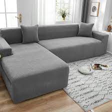 Photo 1 of 2 pcs gray sofa cover
