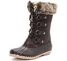 Photo 1 of DKSUKO Women's Winter Duck Boots with Waterproof Zipper Rain Boots for Women