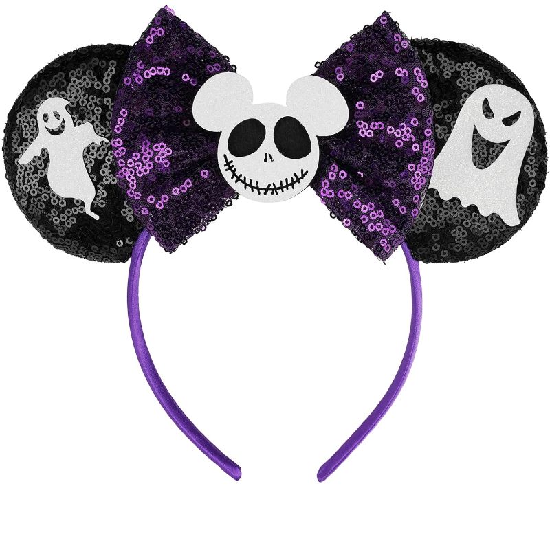 Photo 1 of  Mouse Ears, Sequin Mouse Ears Headband for Boys Girls Women