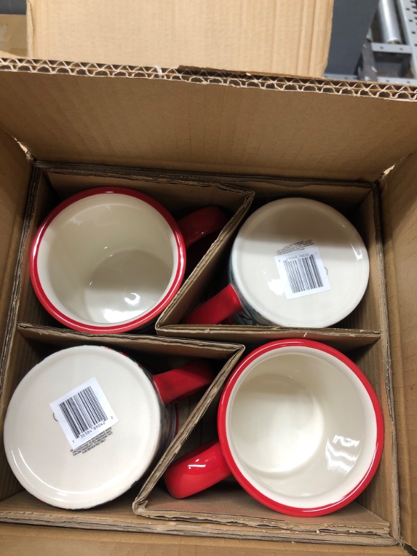 Photo 1 of Watercolor Snowman 16pc Dinnerware Set, Service for 4