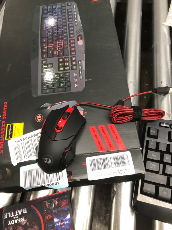 Photo 3 of Redragon S101 Gaming Keyboard, M601 Mouse, RGB Backlit Gaming Keyboard, Programmable Backlit Gaming Mouse, Value Combo Set [New Version] Black