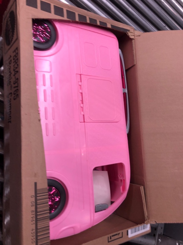 Photo 2 of Barbie Camper Playset With Barbie Accessories, Pool And Furniture, Rolling Vehicle With Campsite Transformation??? [Amazon Exclusive]