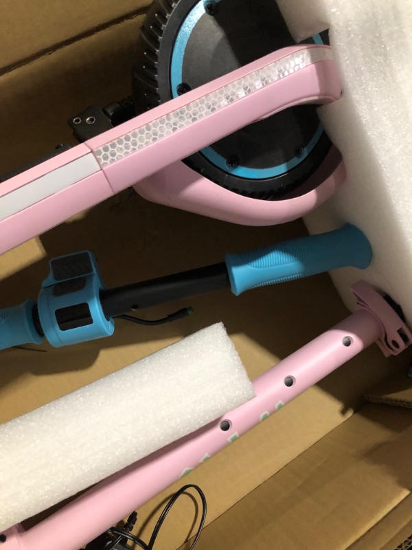 Photo 4 of **PARTS ONLY DOES NOT FUNCTION** NONREFUNDABLE
PINK RCB Electric Scooter for Kids