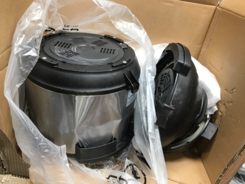 Photo 2 of Instant Pot Duo Crisp 11-in-1 Air Fryer and Electric Pressure Cooker Combo with Multicooker Lids that Air Fries, Steams, Slow Cooks, Sautés, Dehydrates, & More, Free App With Over 800 Recipes, 8 Quart 8QT Crisp (Stainless Steel)