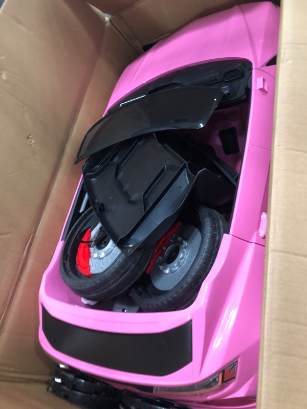 Photo 1 of *parts only* Licensed Lamborghini Urus 12V Ride On Car with Remote Control, LED Lights, Horn, Radio, USB/AUX Music Play, Opening Door & Spring Suspension, Kids Lamborghini Electric Car Truck Vehicle, Pink