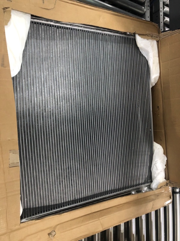 Photo 1 of ALLOYWORKS Aluminum Radiator For 2003-2007 Ford F250 F350 F450 F550 F53 6.0L Turbo Diesel Powerstroke 4 Row Core Radiators 4 row radiator