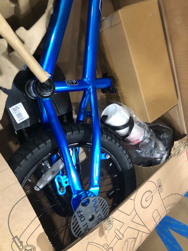 Photo 1 of (READ FULL POST) RoyalBaby Freestyle Kids Bike 12 14 16 18 20 Inch Bicycle for Boys Girls Ages 3-12 Years, Multiple Color Options Blue 16 Inch With Kickstand and Training Wheels