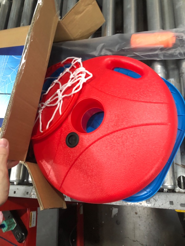 Photo 2 of Delta Children - Marvel Spider-Man Basketball Hoop Set for Kids, Red