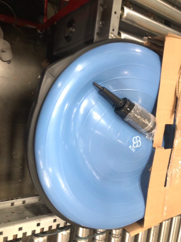 Photo 2 of Bosu Home Gym Equipment The Original Balance Trainer 26 Inch Diameter Light Blue/Black