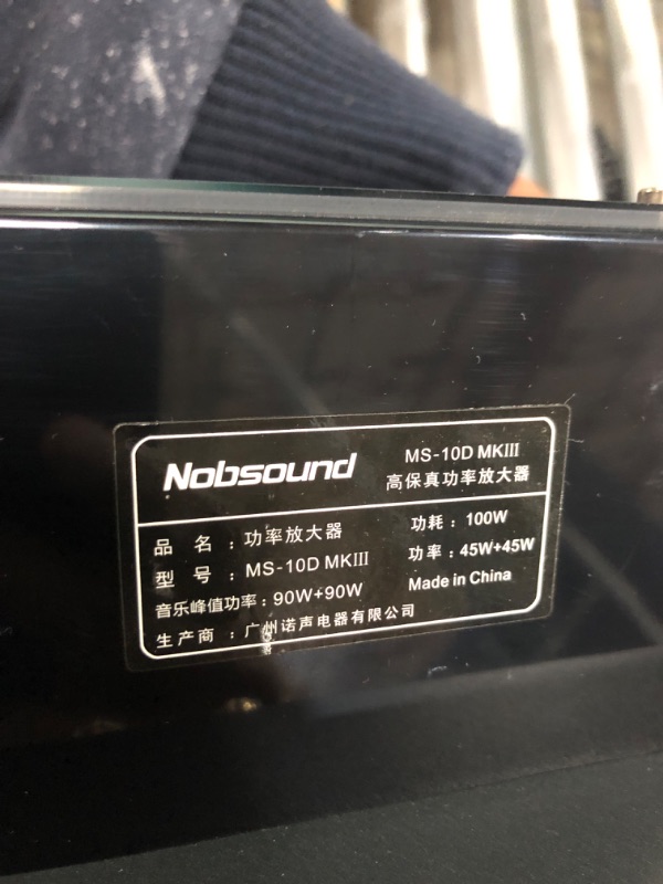 Photo 3 of Nobsound MS-10D MKIII HiFi Bluetooth Hybrid Tube Power Amplifier Stereo Subwoofer Amp USB/Opt/Coax