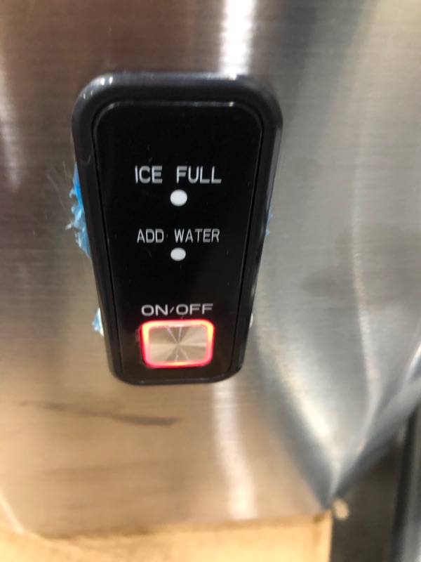 Photo 1 of COWSAR Nugget Ice Maker Countertop, Chewable Nugget Ice Cubes Machine, Quick Ice Making 34Lbs/Day, Self-Cleaning, Portable Stainless Steel Ice Machine for Home Kitchen Office Party 34Lbs/24H Stainless Steel Silver 1